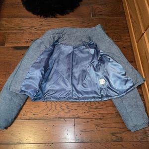 Cropped puffer jacket size small